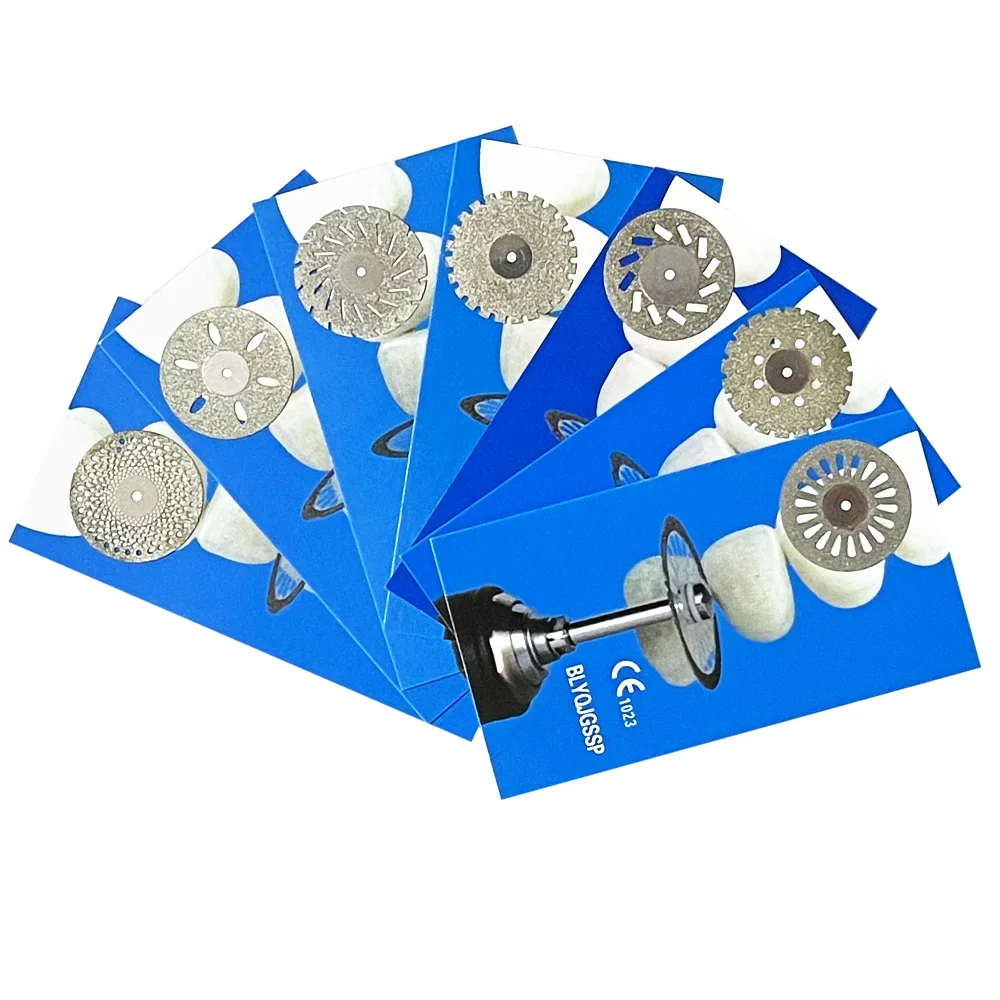 1 шт. двухсторонний алмазный отрезной диск для стоматологической лаборатории