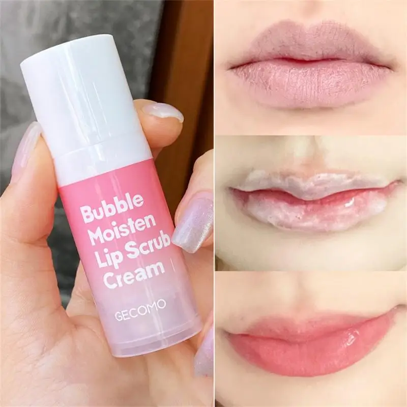 

Bubble Lip Scrub Exfoliating Remove Dead Skin Fade Lip Lines Moisturizing Lip Balm Nourishing Hydrating Lip Mask Care Cosmetics