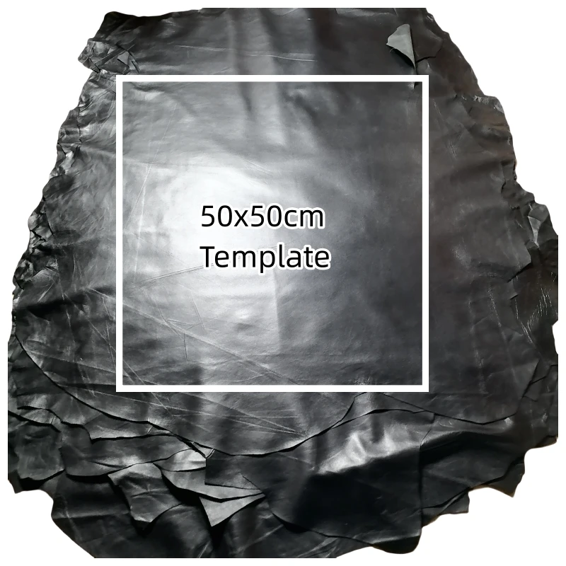 Мягкий черный материал из овечьей кожи