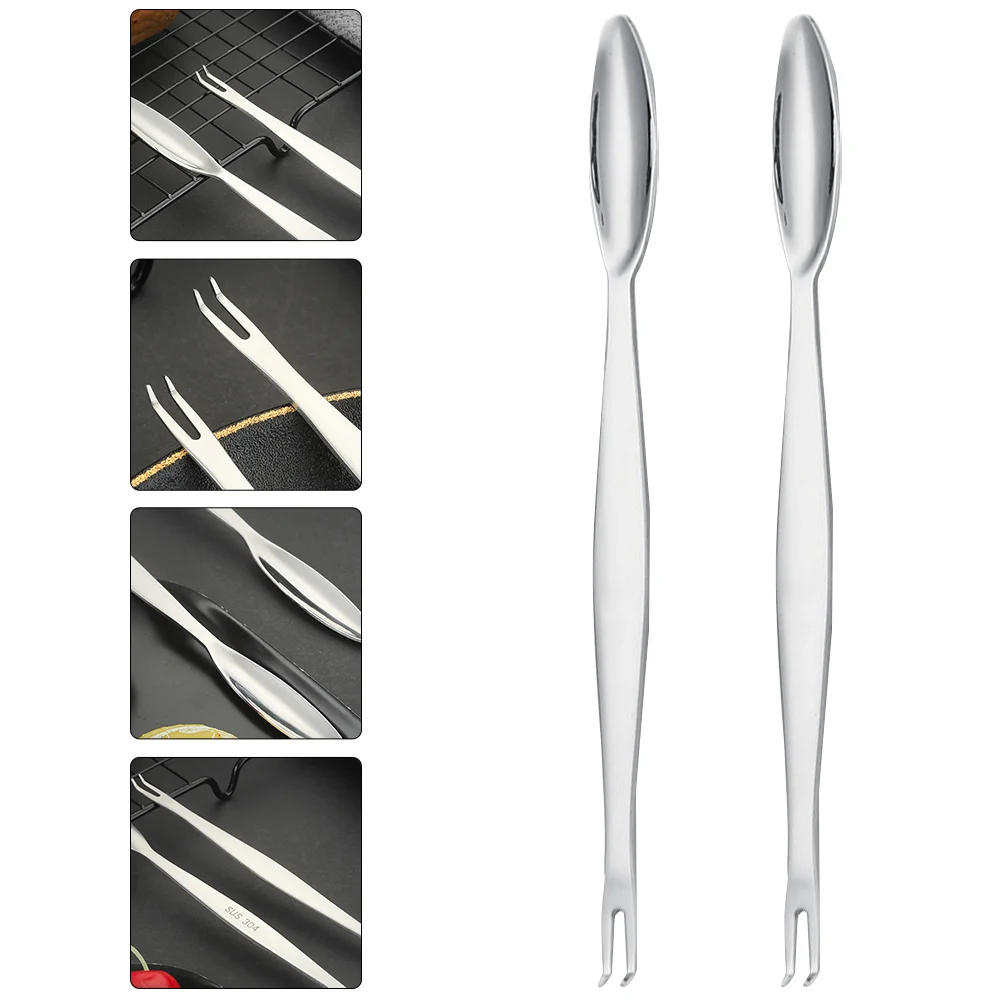 

Forks Picks Seafood Crab Lobster Leg Spoon Nut Crayfish Shrimp Oyster Pick Fork Tools Utensils Eatingsteel Stainless Sheller