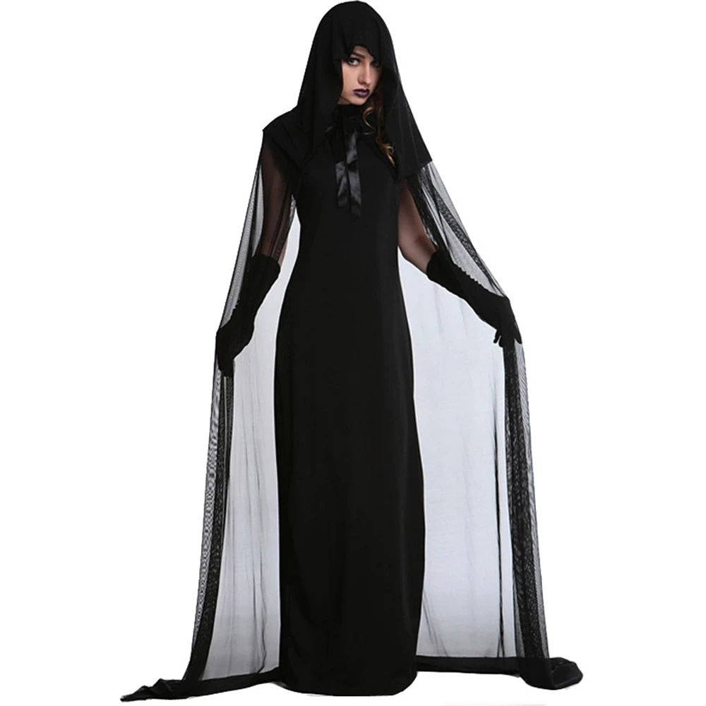 

Easter Masquerade Vampire Bride Witch Costume Wizard Costume Halloween Demon Witch Uniform