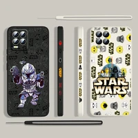 cartoon cool star wars for oppo realme 50i 50a 9i 8 6 pro find x3 lite neo gt master a9 2020 liquid left rope phone case cover