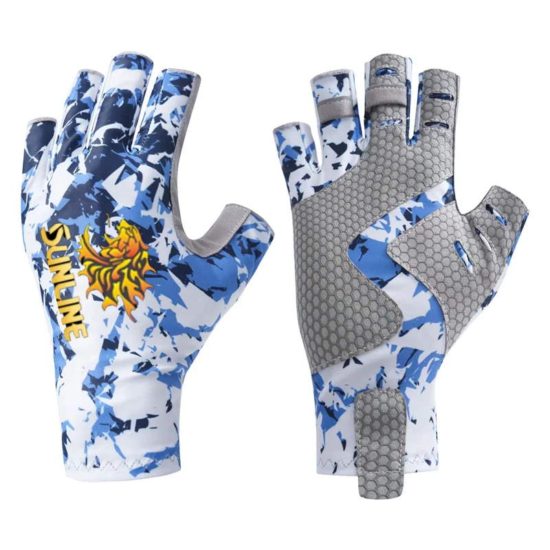 

2023 New Fishing Gloves Men's Outdoor Sports Lure Half Finger Gloves Anti-slip Wear-resistant Sunline Man Fishing Gloves