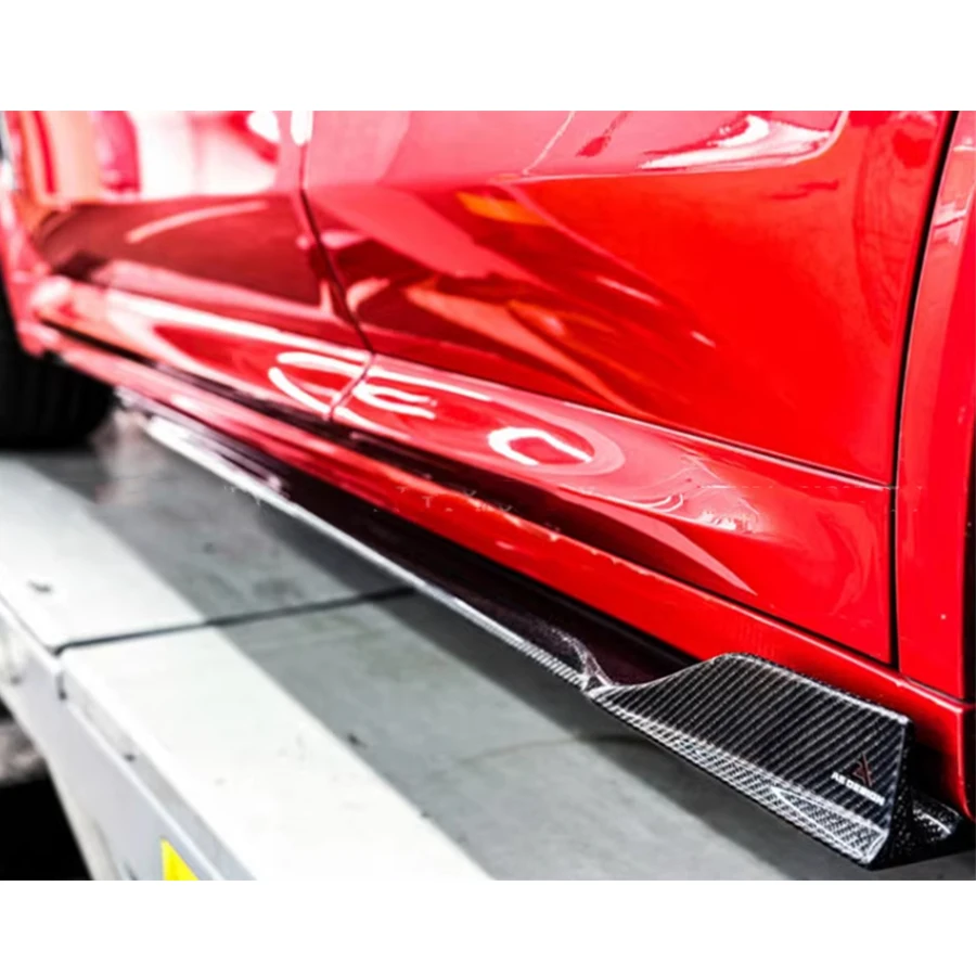 Для BMW X3M F97 X4M F98 X3 G01 X4 G02 боковая юбка из углеродного волокна разветвители Cupwings