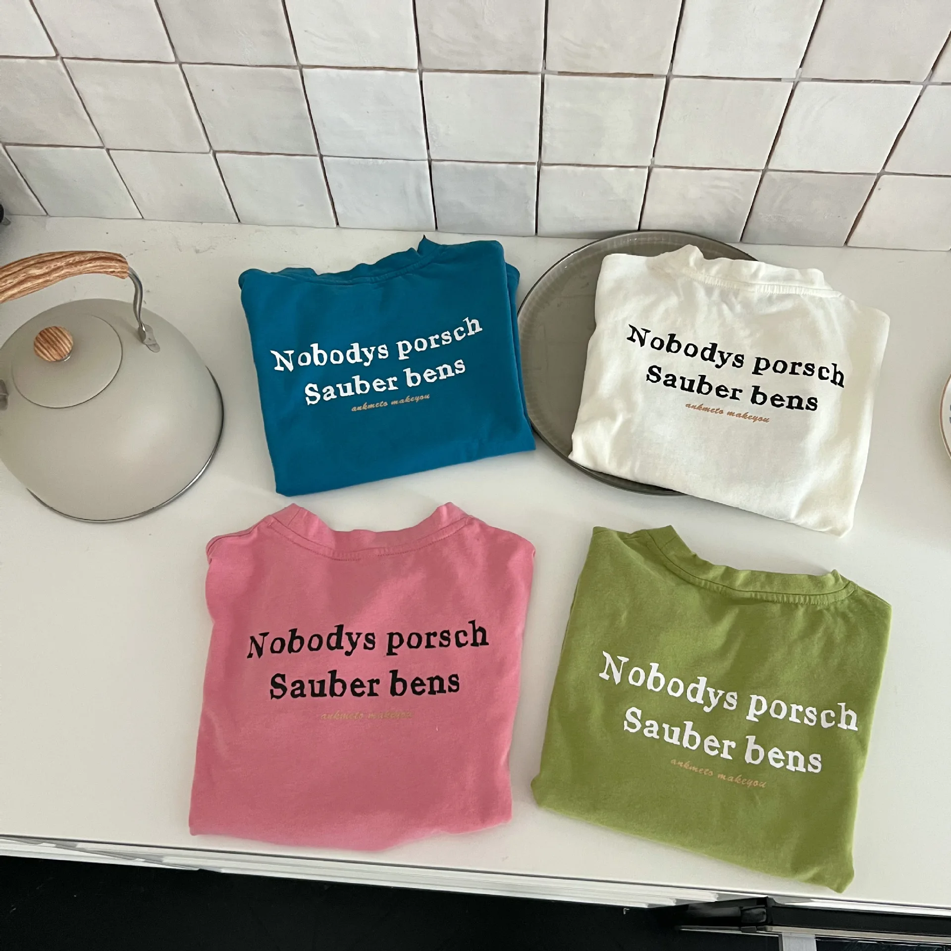 

New 2023 Summer Fashion Children's Letter Print Short Sleeve T Shirt Boys Girls Cartoon Casual Tees Kids Bottoming Tops Clothes