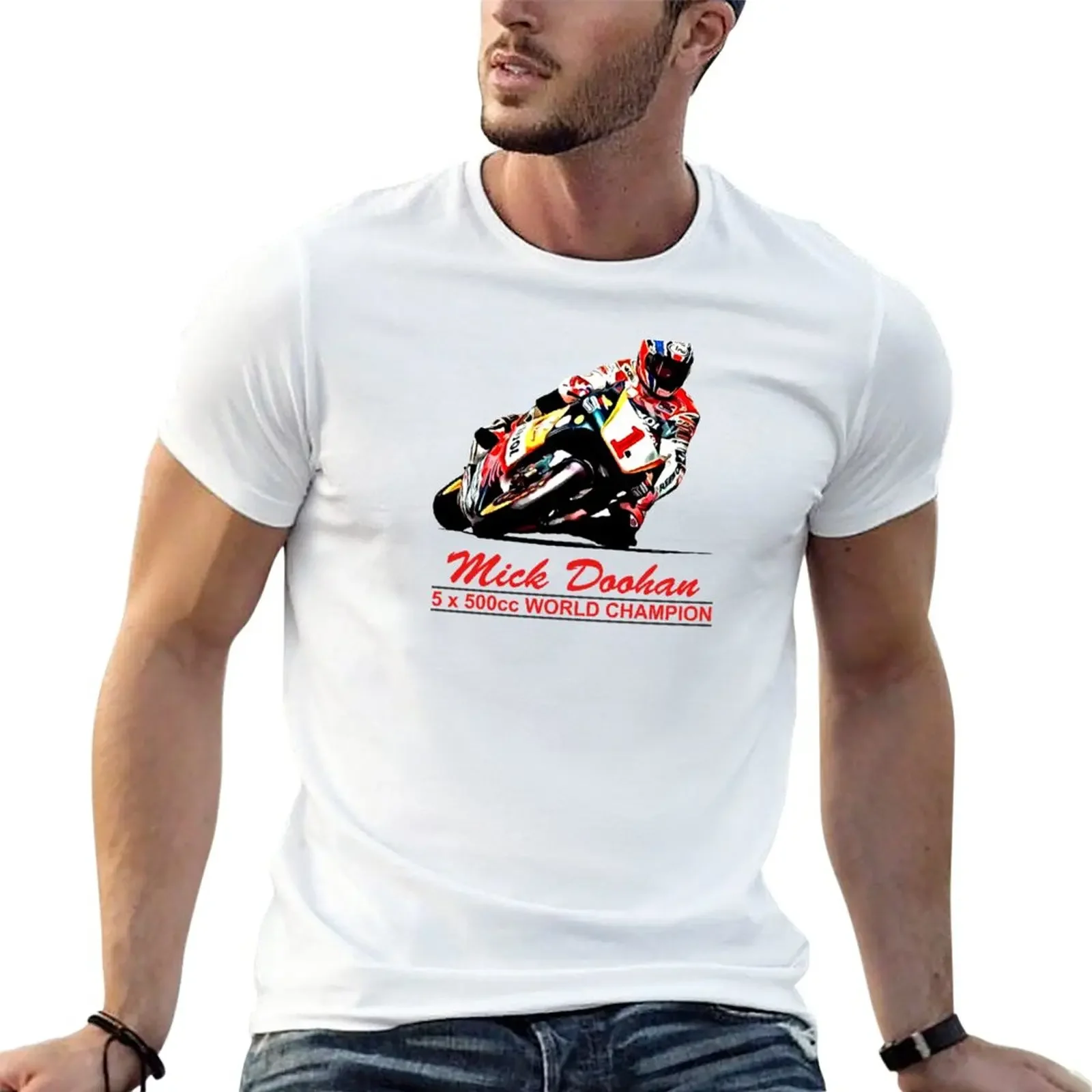 Новинка Лидер продаж модная Тяжелая футболка Doohan 5x наклейка Hoo маска на заказ