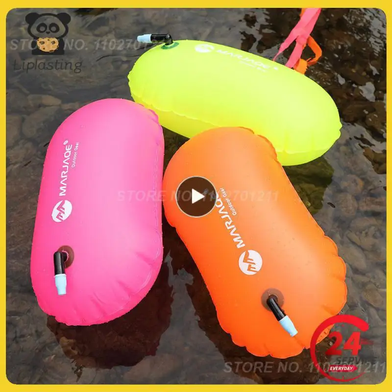 

1~10PCS Air Dry Bag Swimming Buoy Waterproof Inflatable Flotation Bag Safety With Waist Belt Safety Bag