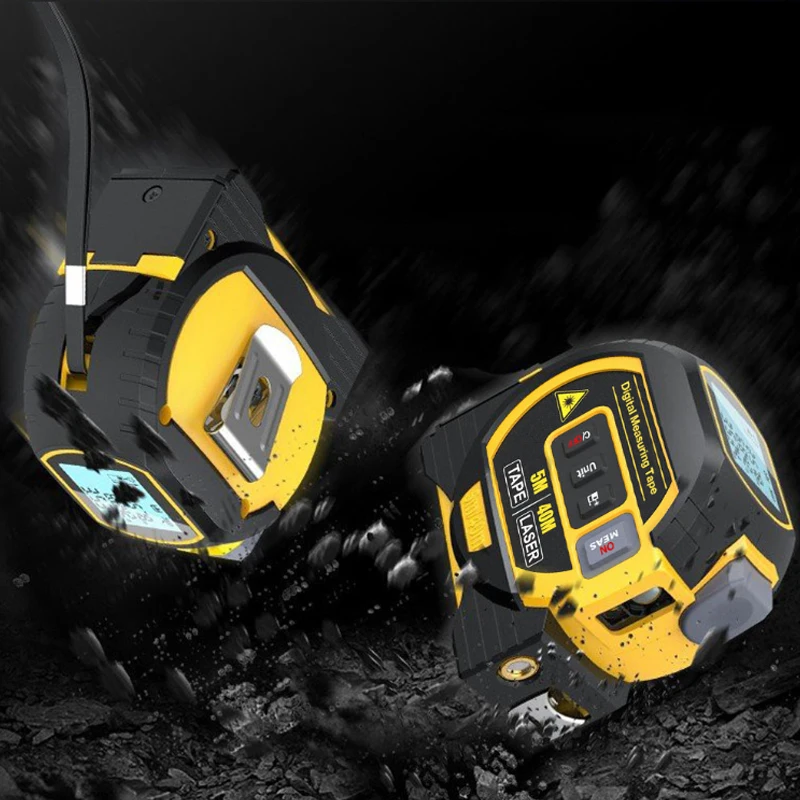 Лазерный измеритель расстояния 3 в 1 измерительная лазерная рулетка цифровой