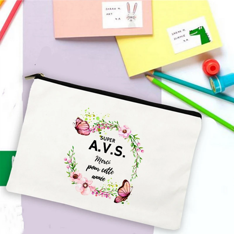 Супер AVS пенал с принтом большой емкости школьные канцелярские принадлежности