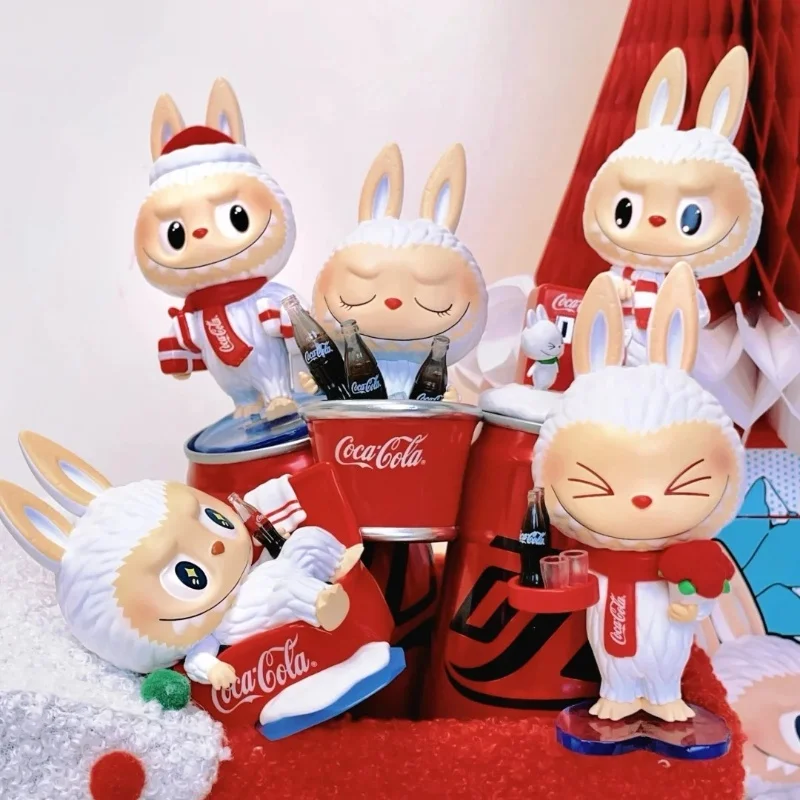 Genuinethe Monsters Coca Cola Labubu Series слепая коробка фигурка тайная модная коллекция