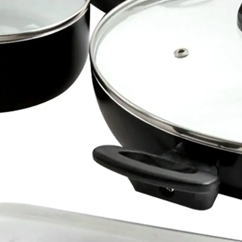 

2023 New 11 Piece Aluminum Cookware Set in Black Cookware Set Cooking Pots and Pans Set Include Frying Pans