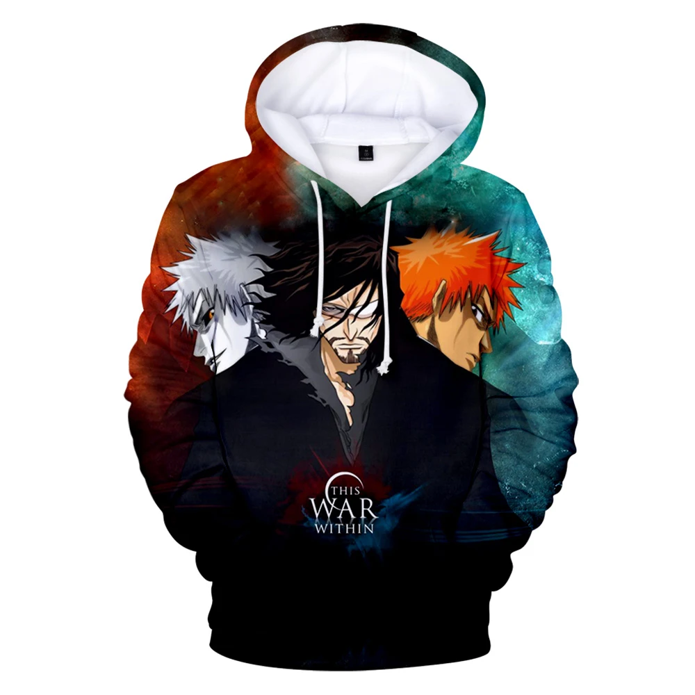 

Newest Bleach Hoodie Men Women Sweatshirt Autumn Winter Boy girls kids Hoody Bleach Harajuku Streetwear Anime Clothes