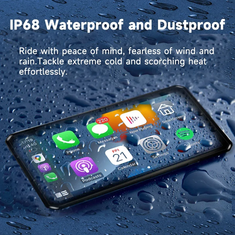 Видеорегистратор aliоборендер M2 Pro для мотоцикла навигации Android двойная запись