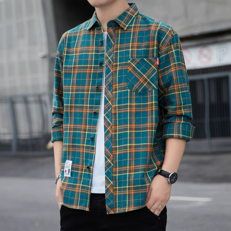 Pocket Male Soft Dress Shirt Plus Size Dropshipping