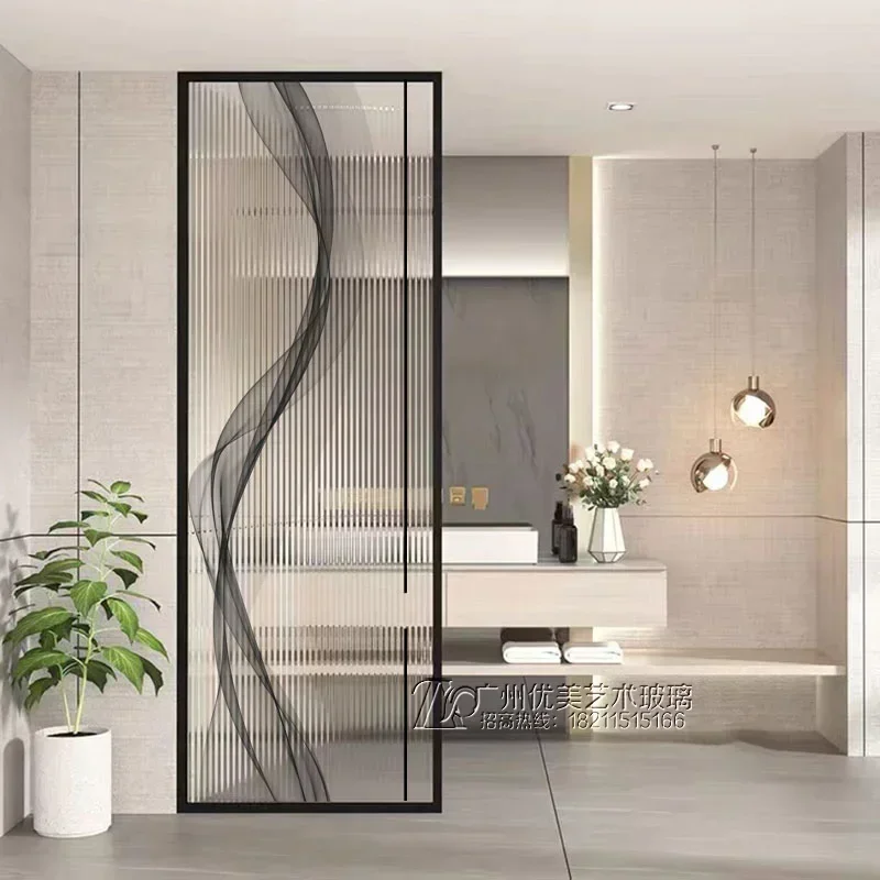Индивидуальная перегородка для гостиной художественное стекло Changhong
