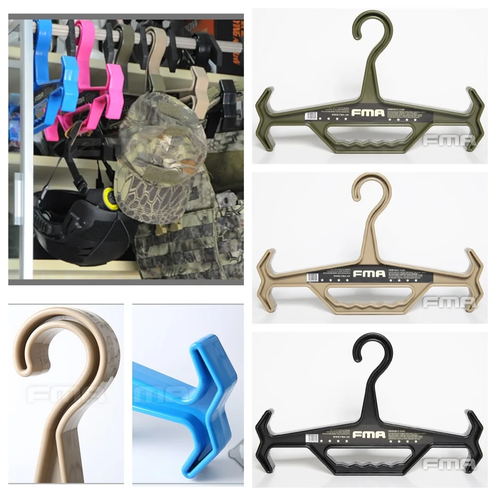 

Military Tactical Vest Clothes Hanger BCD Plastic Anti slip, Traceless, Durable Heavyweight Diving Clothes Hanger TB1015