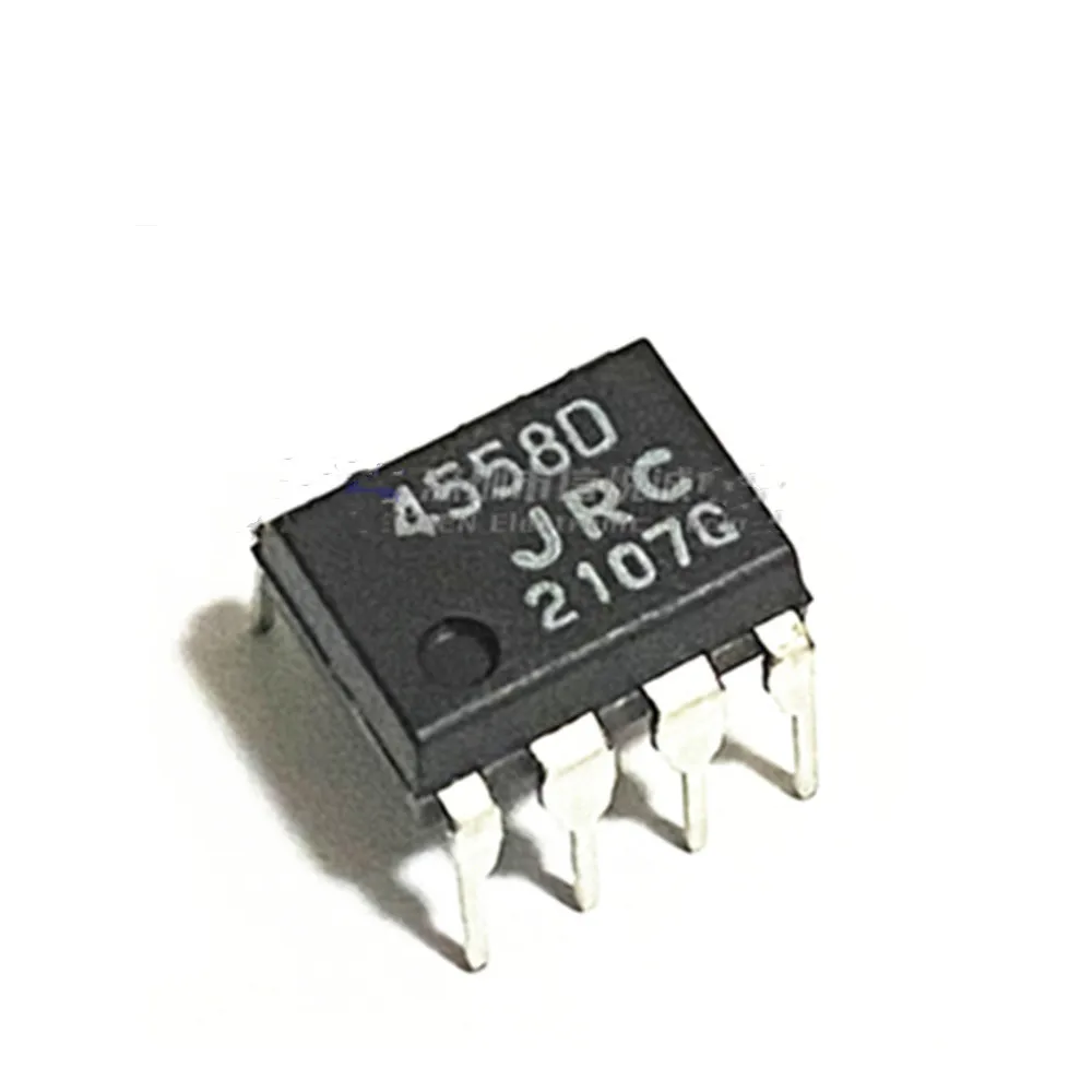 

100 шт. NJM4558D DIP8 NJM4558 DIP JRC4558D JRC4558 Новый и оригинальный IC