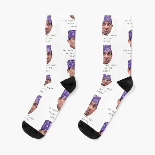 

Prison Mike Crew Socks Black Cotton Ladies Unisex Funny Cartoon Women Sports Girls Winter Short Mens Breathable Best