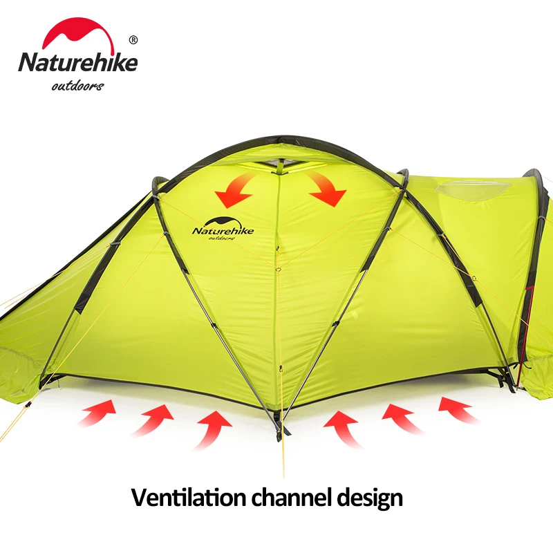 Naturehike палатка Igloo2 альпийский тент 2 человека для кемпинга Профессиональный