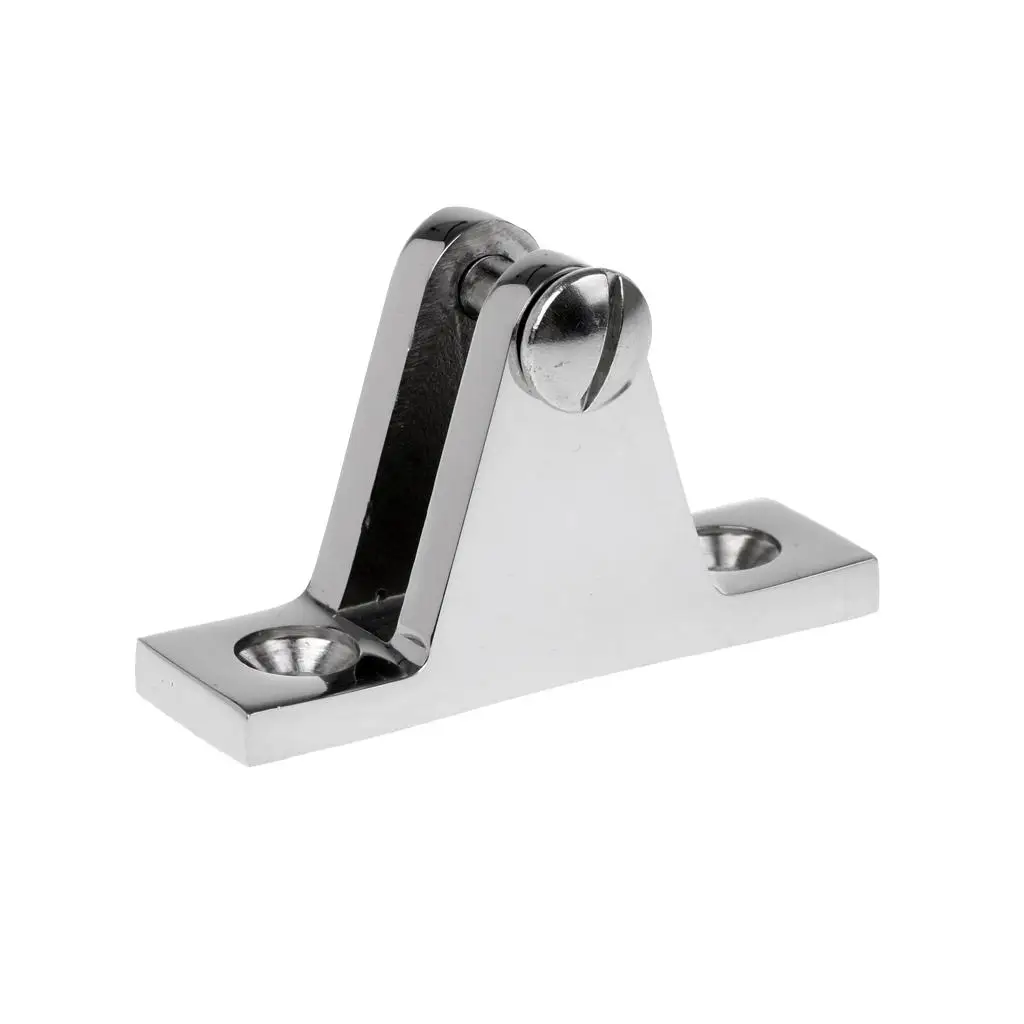 

90 Degree Marine Boat Deck Hinge 2.32 x 0.67 inch, Bimini Top Fitting Hardware,