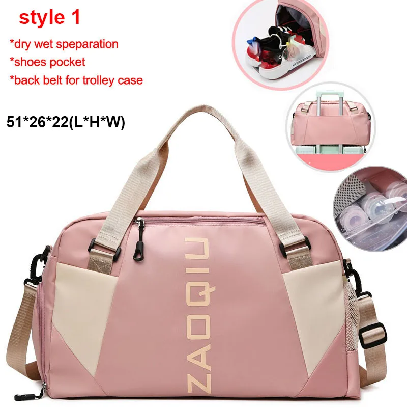 Dance Girl Gym Bag Women Yoga Mat Bags For Fitness Training Sports Handbag Shoulder Tas Gymtas Sporttas Dancing  Gym Bag XA769WA