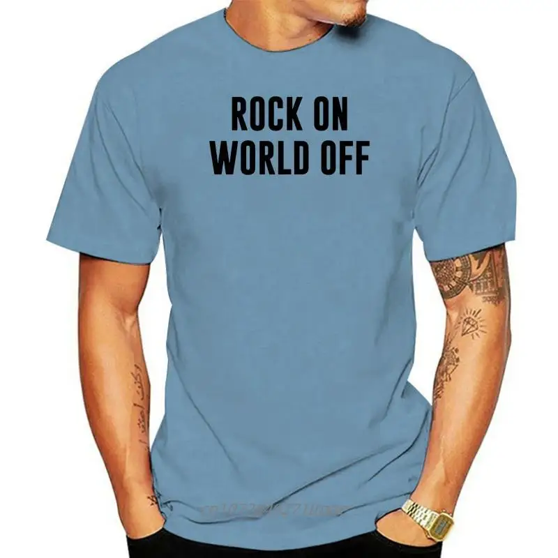 

Футболка Rock On World Off Festival, футболка в стиле хип-хоп для музыкального концерта, поп-дома, рейвы, футболка с рисунком