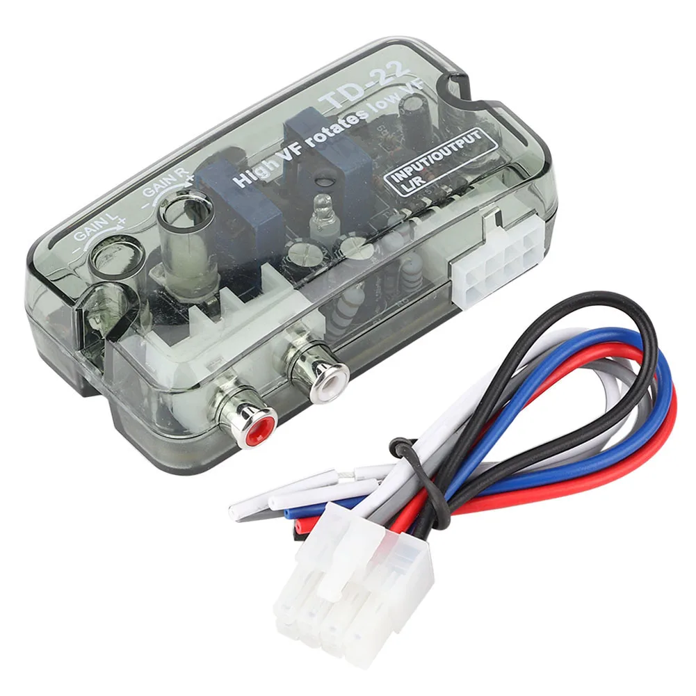 

Car Audio Converter Stereo High to Low Frequency Speaker Level Converter with Control Wire