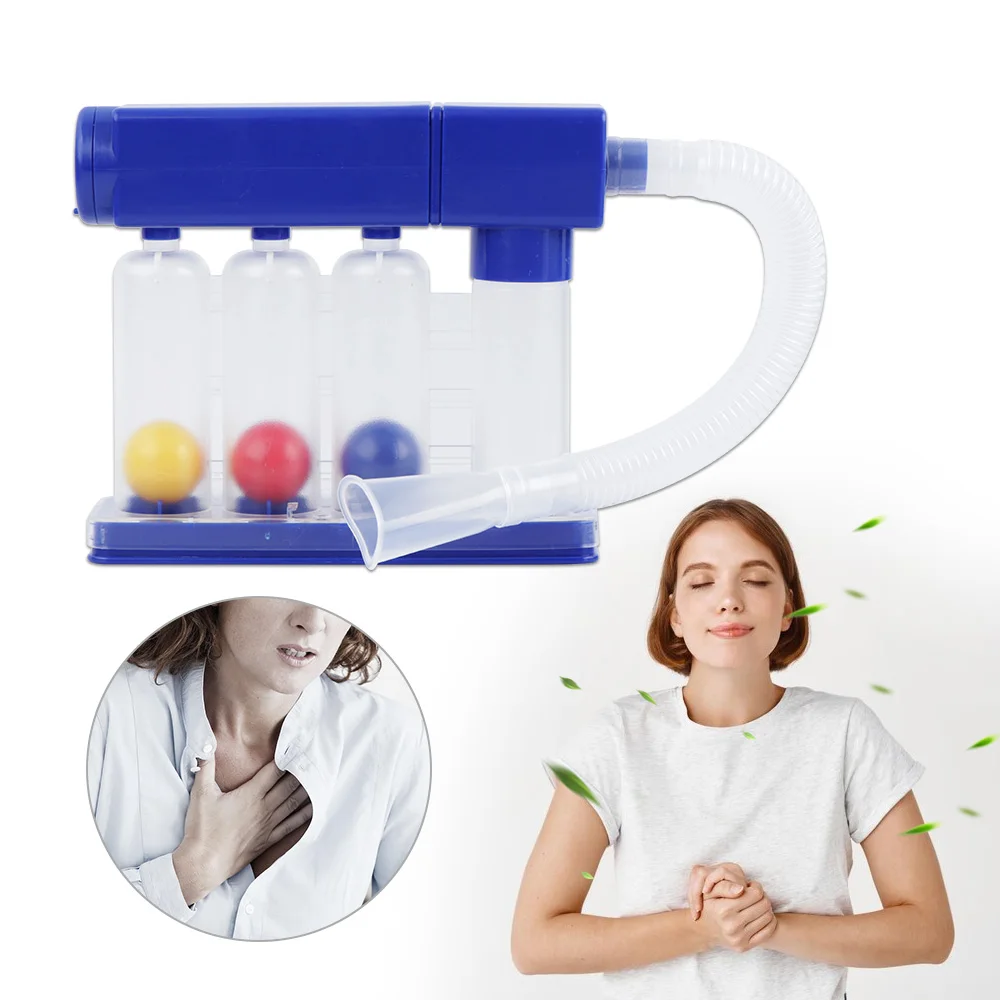 Регулируемый дыхательный тренажер моющаяся система измерения дыхания функция