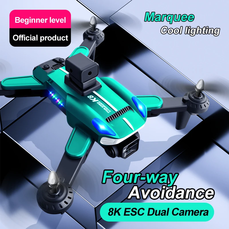 K8Pro Mini Drone FPV Optical Flow Positioning Obstacle Avoidance Quadcopter With 4k Profesional HD Dual Camera RC HelicopterToys enlarge