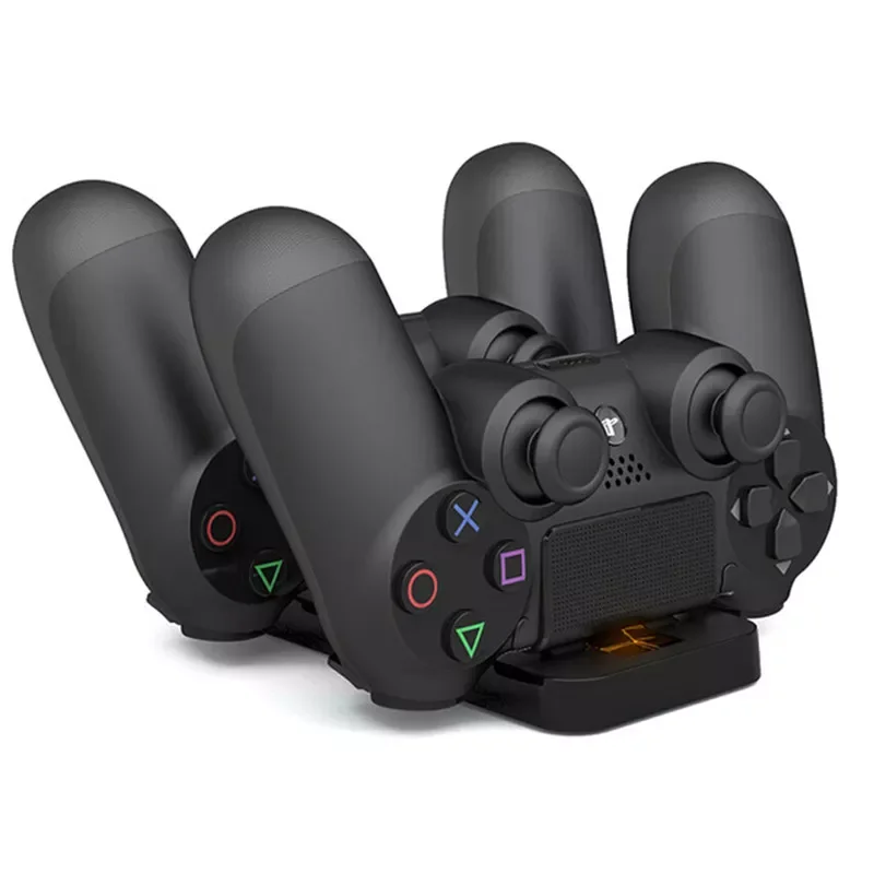 

Dual USB Charging Dock for PS4 Game Controller Handle Charging Station Cradle for PlayStation 4 Controller Charger Stand