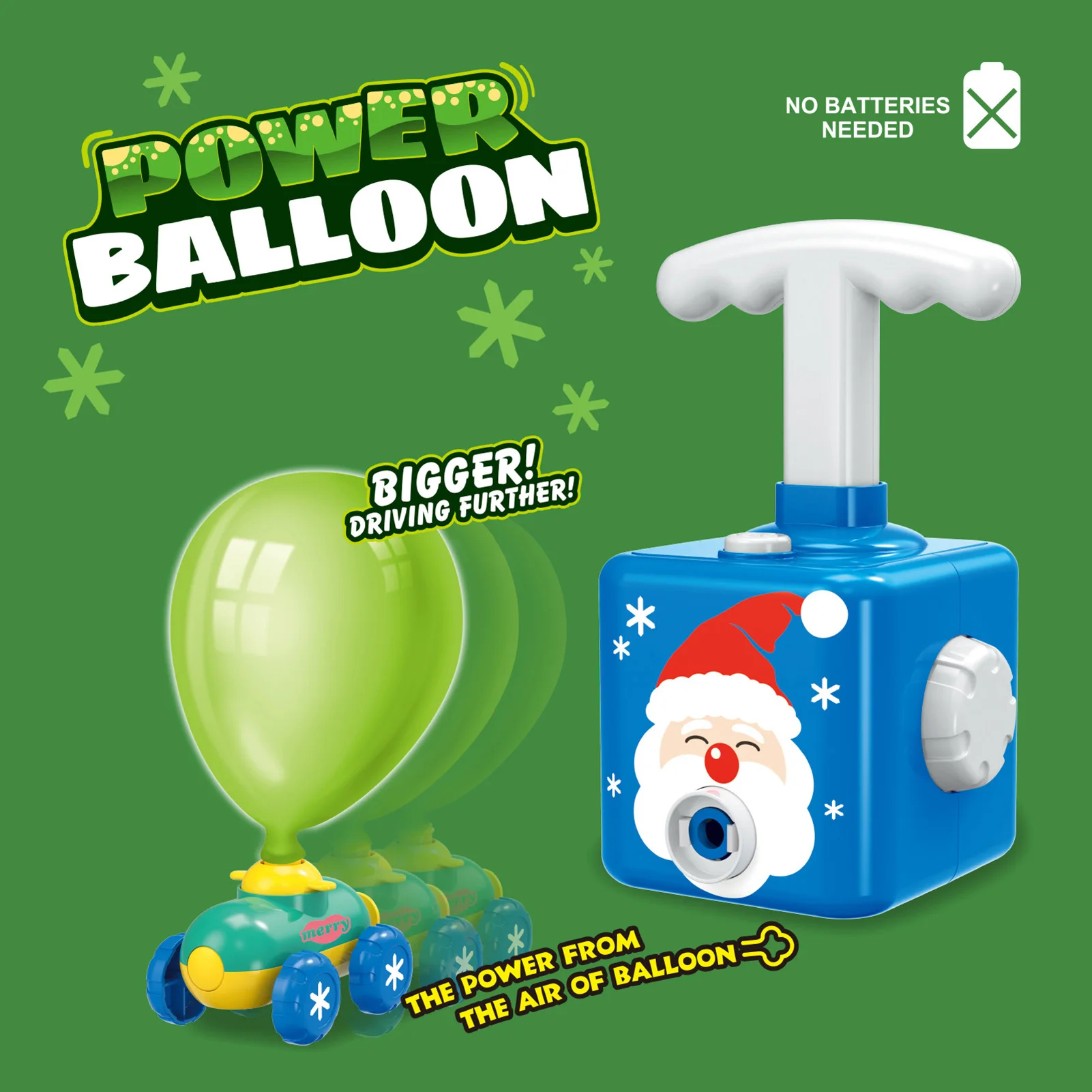 

Balloon Launcher Toy Set Kids Educations Toys Power Inflatable Balloon Car Toy Science Experiment Puzzle Fun Game Birthday Gifts