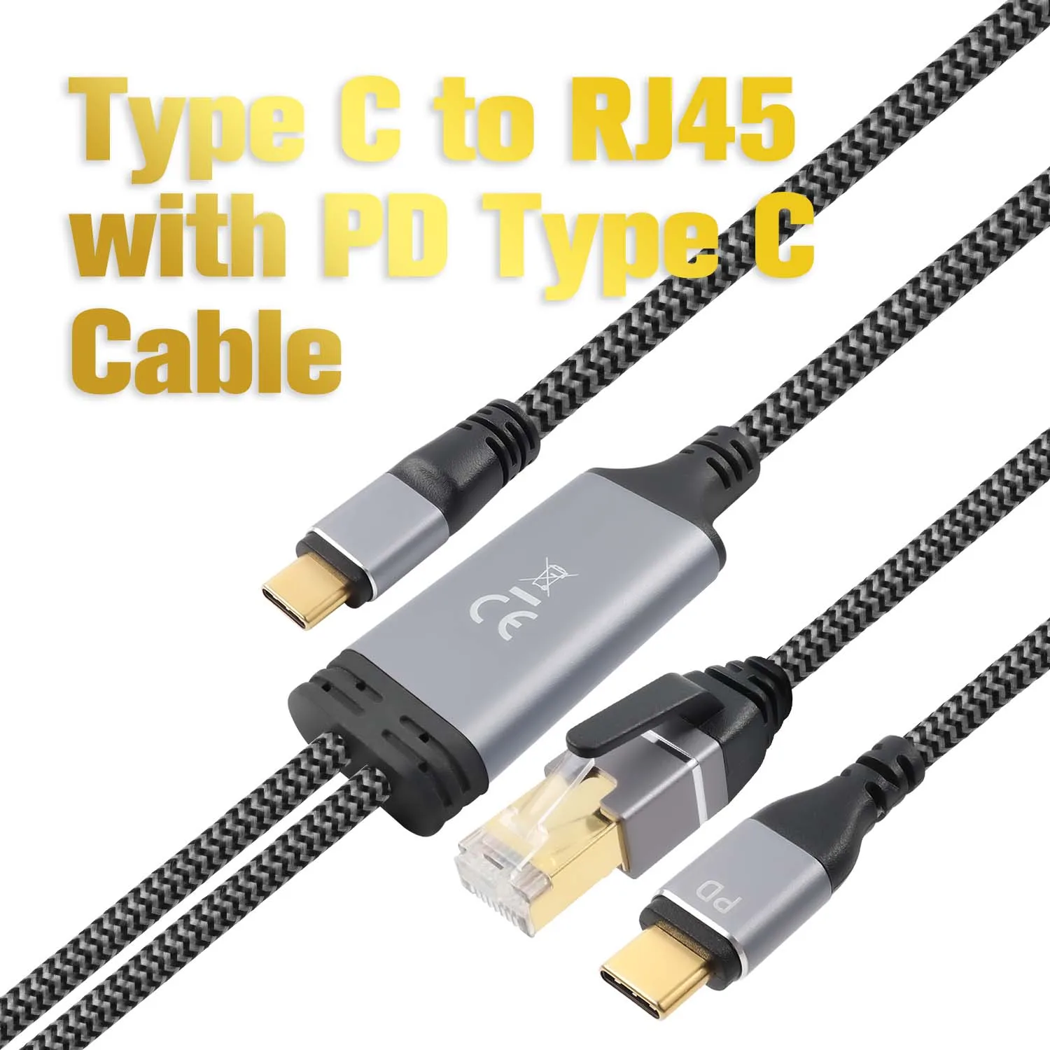 Кабель USB C — Ethernet, сетевой адаптер Gigabit Type C — RJ45 сетевой ...