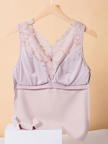 SuyaDream женские флисовые жилеты розового цвета