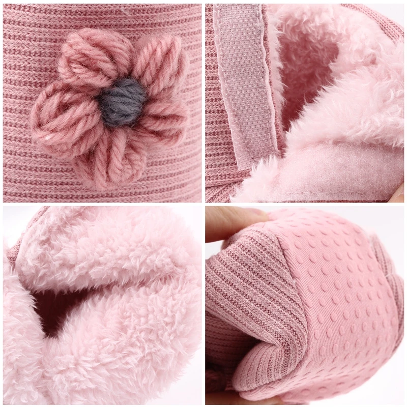 Зимние пинетки для девочек