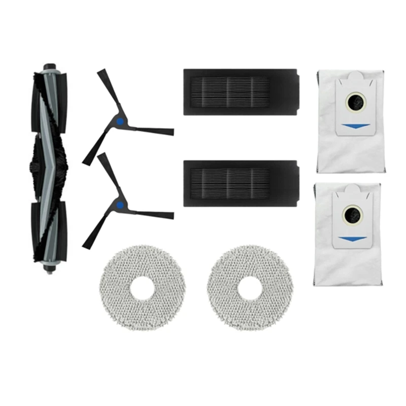 

For Ecovacs Deebot X2 / X2 Pro Robot Vacuums Main Brush Mop Cloth Replacement Accessories