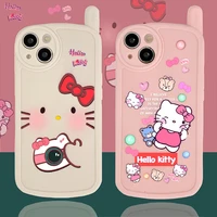 bandai hello kitty phone case for iphone 11 12 13 pro max 8 7 6 6s plus x 5 xr xs cover