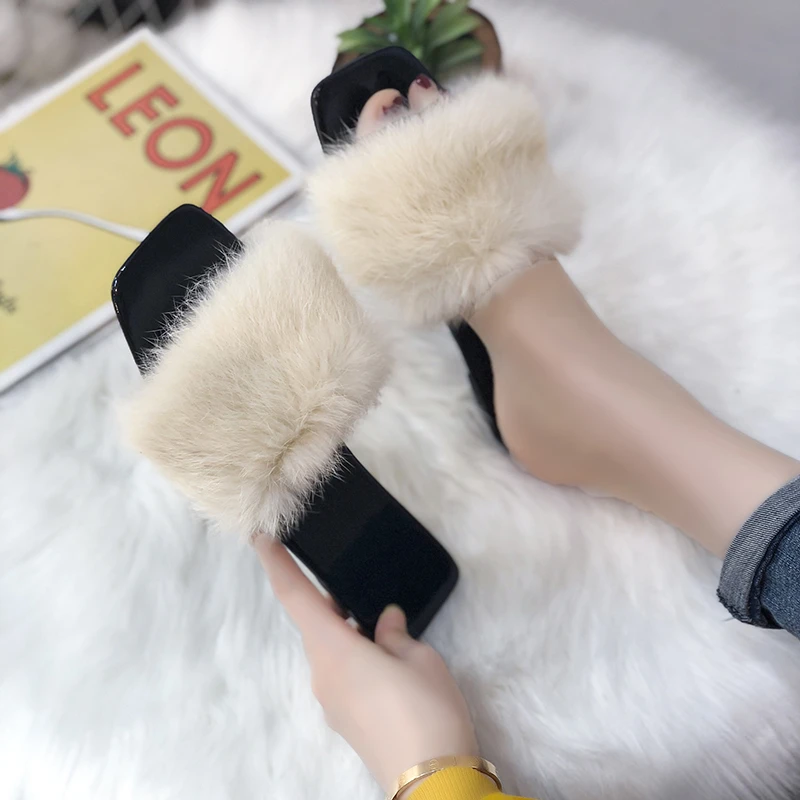 

Женские замшевые шлепанцы с открытым носком, Универсальные однотонные сандалии на плоской подошве, повседневная обувь для отдыха, 2023