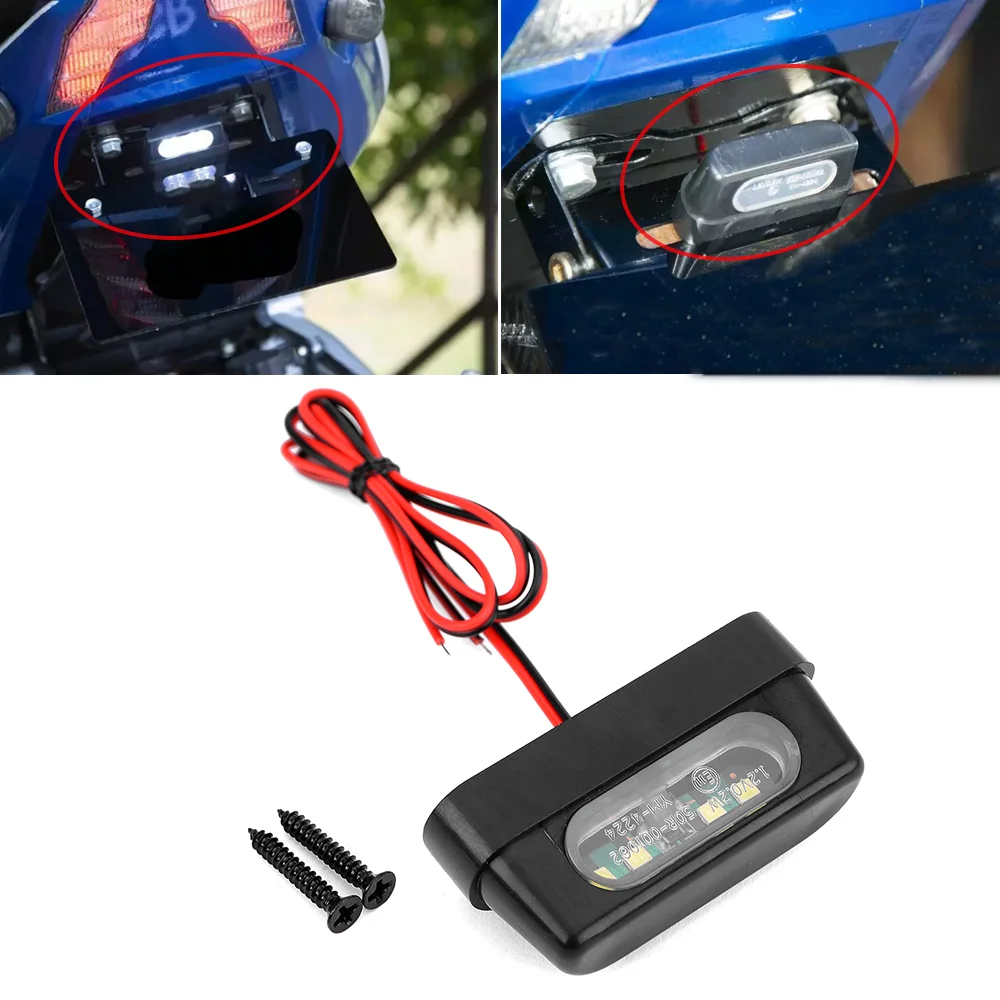 

Задний фонарь для номерного знака, тормоз, мигалка, велосипед, универсальный стоп-сигнал, декоративный фонарь для мотоцикла, светодиодное освещение номерного знака