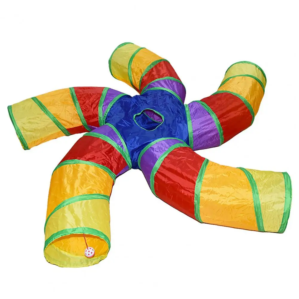 

Stress Relief Foldable Foldable Toys Interactive Cat Training Tube for Indoor