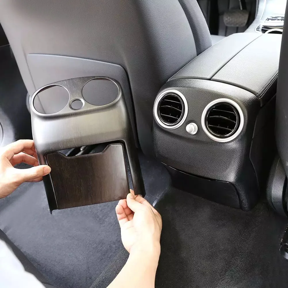 Автомобильный подлокотник из дуба с защитной крышкой для Mercedes Benz C Class W205 2015-2018