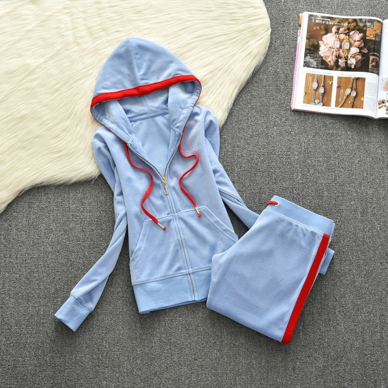 2024 повседневные женские костюмы модные брендовые осенние уличные бархатные