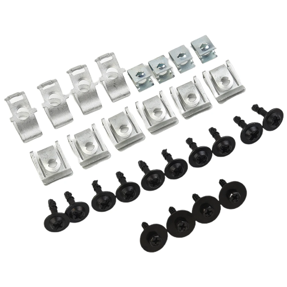 

28/29pcs Mixed/Set Engine Hood Screw Set ENGINE UNDERTRAY UNDER COVER CLIPS FITTING KIT For -Audi A4 B8 A5 8T Car Accessorry