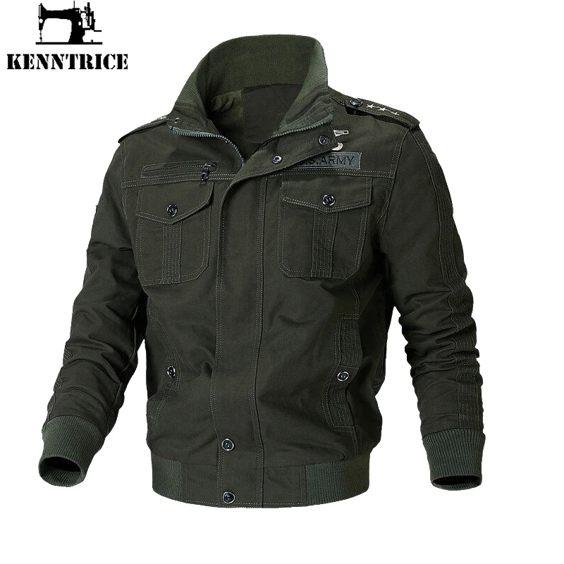 Kenntrice man Tactical clothes Military light style jackets stylish for Men's elegant Male Spring coats Loose aesthetic thin