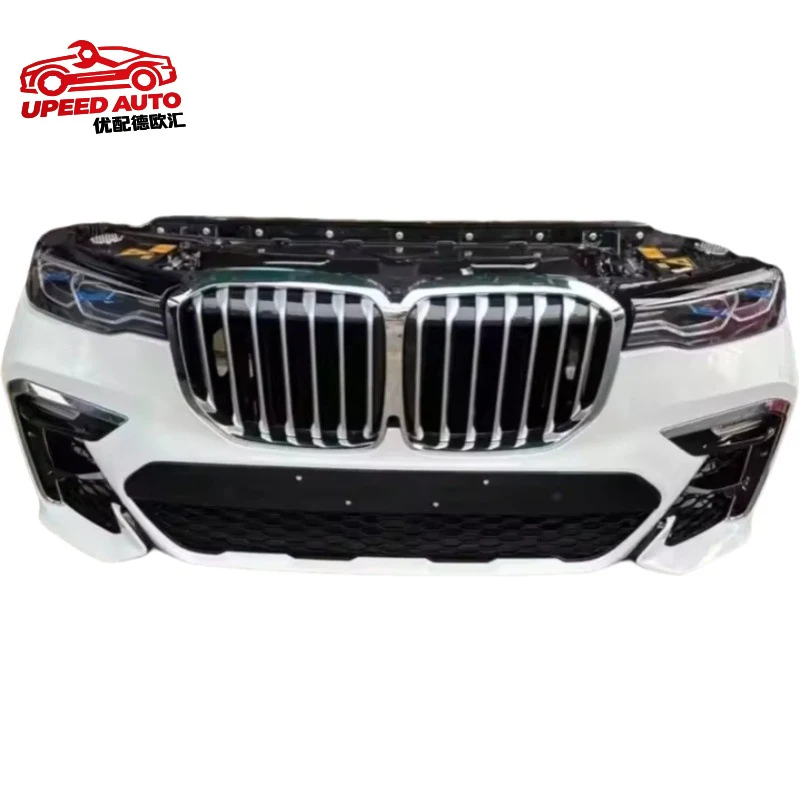 Фото Подходит для BMW X7, G07: накладка на бампер, передний бампер в сборе, капот, крыло, оригинальные детали кузова с разборки. №1