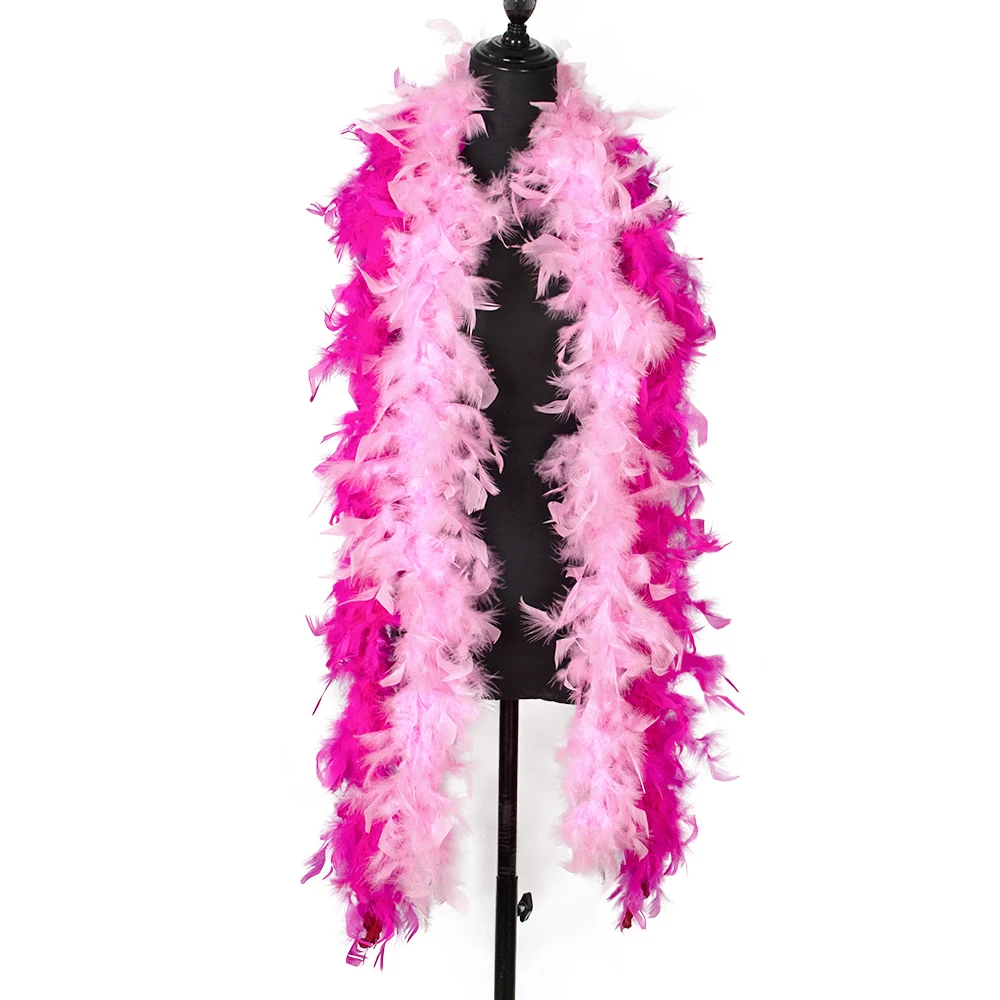 

2 Yards Turkey Feathers Boa Decoration for Party Wedding Clothes Dress Shawl Scarf Jewelry Accessory Crafts Plumes 38-40 Gram