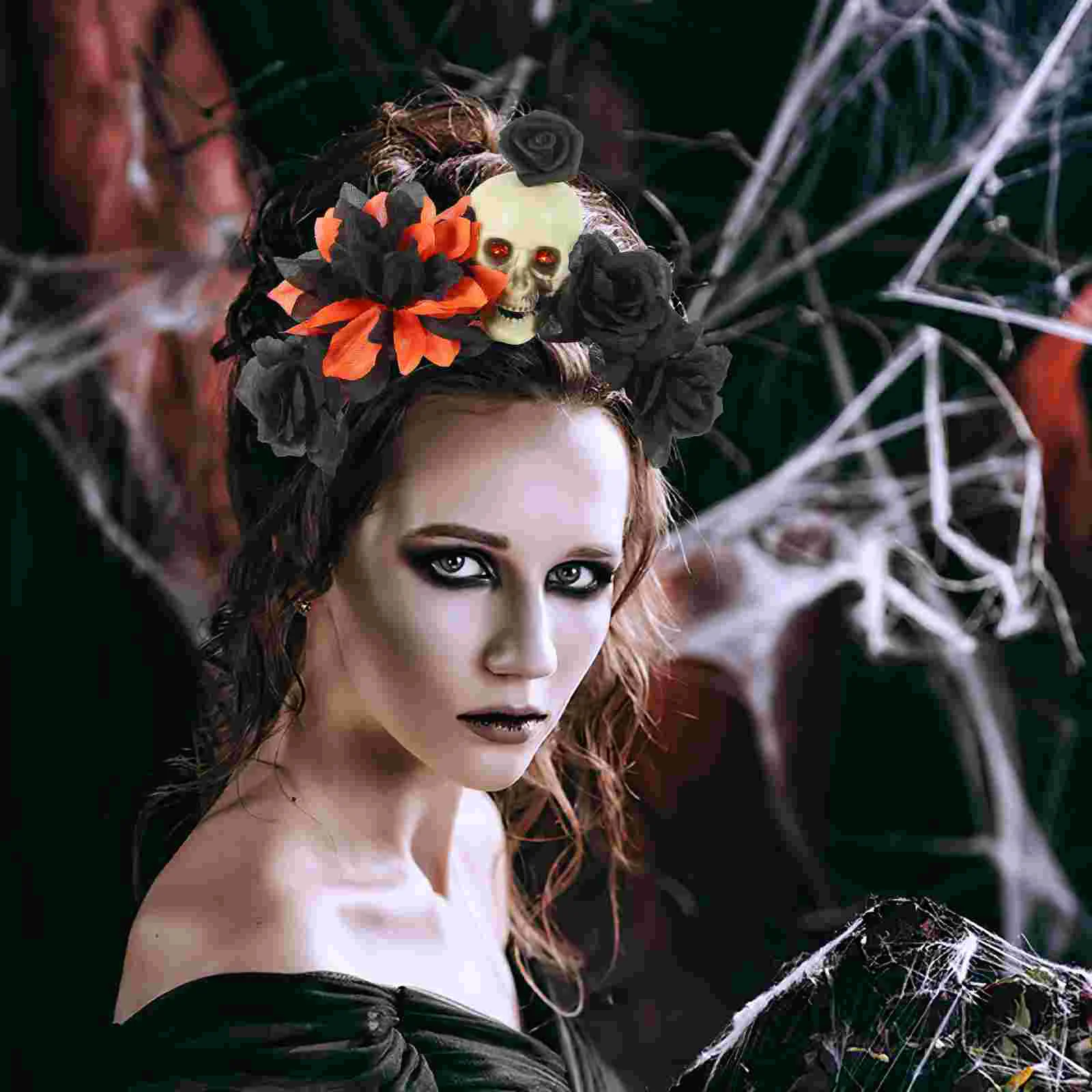 

Halloween Headpiece Spooky Cosplay Hair Hoop Party Hairband Cosplay Accessory