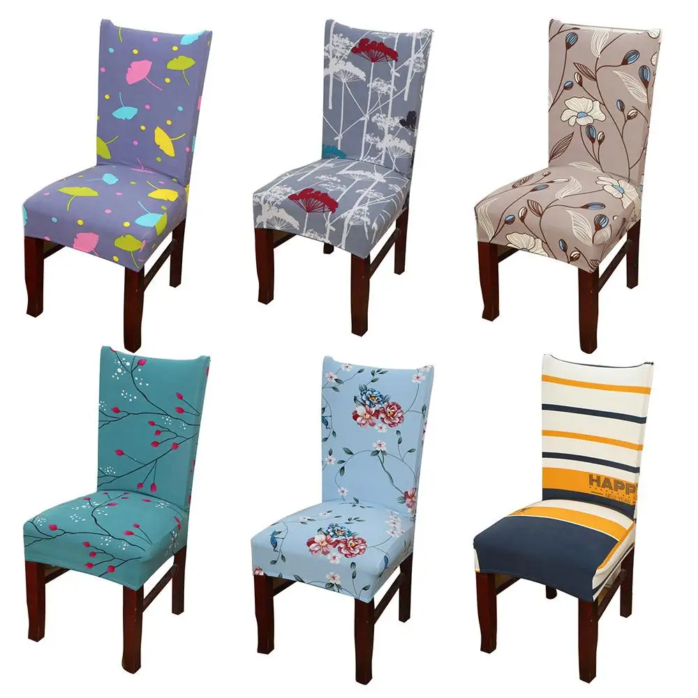 

Chair Covers Anti -miter Elasticity Seat Cover Dining Room Wedding Banquet Chair Party Decor Stretch Spandex Household Textile