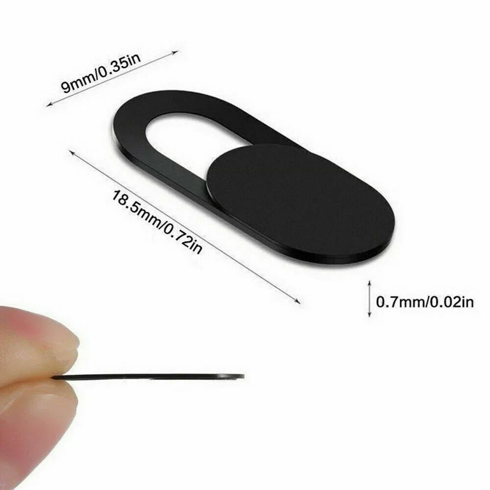 

For IMac Webcam Laptop Cap Desktops PC Smartphones Black 6pcs Security