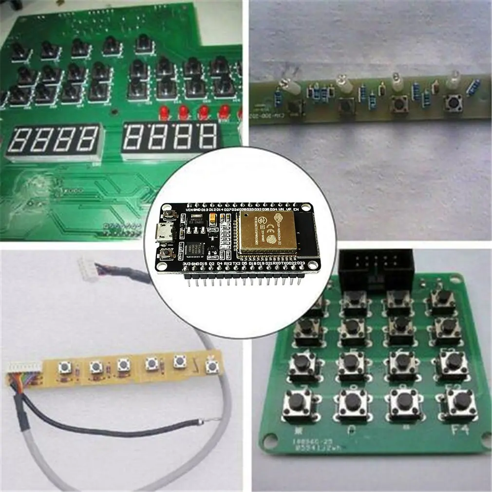Макетная плата ESP32 беспроводной двухъядерный модуль фильтра CP2104 с поддержкой Wi-Fi