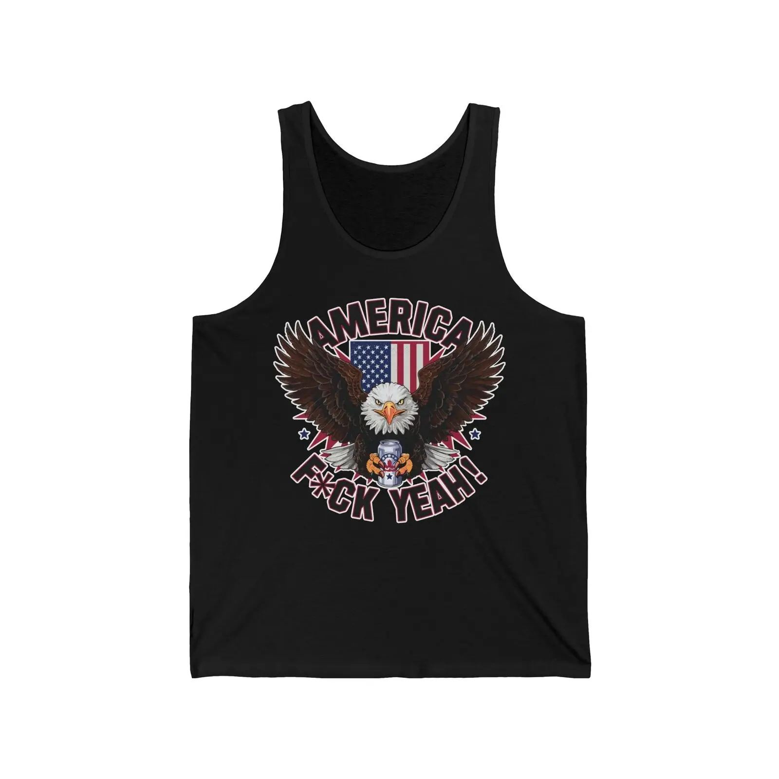 America F * ck Yeah! Футболка унисекс забавная футболка 4 июля День Независимости